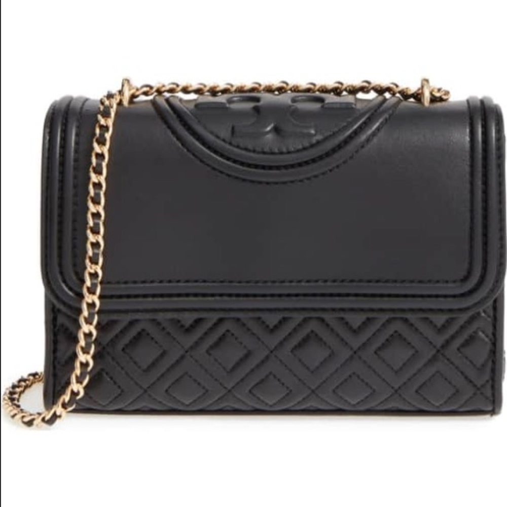 Tory Burch Small Fleming Leather Convertible Purse